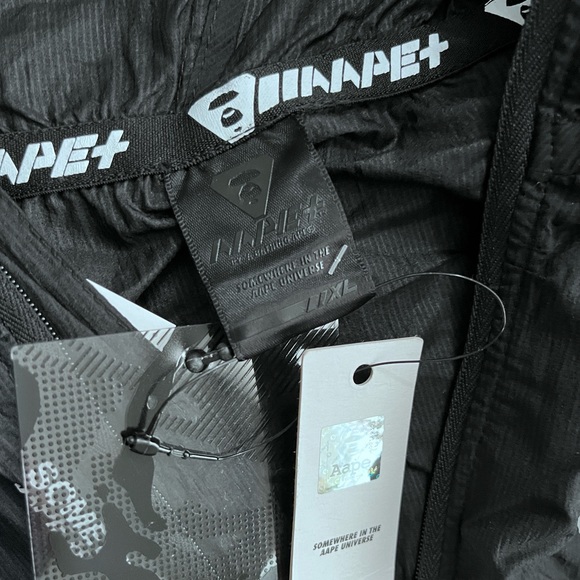 NWT-AAPE+ by A Bathing Ape (BAPE) Thin Quarter Zip Windbreaker-Men XL/Women XXL - Picture 11 of 15